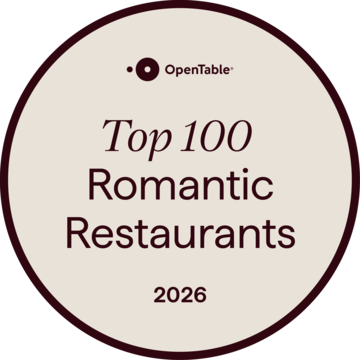 OpenTable Top 100 Romantic Restaurants 2026 badge