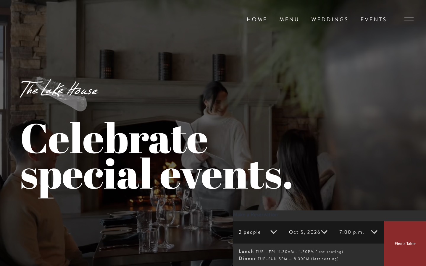 The current homepage